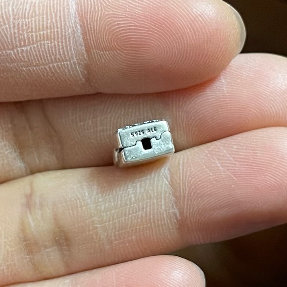 Pandora Reflexions Mesh Sparkling Clasp Bracelet Jewelry EUC - Picture 5 of 7